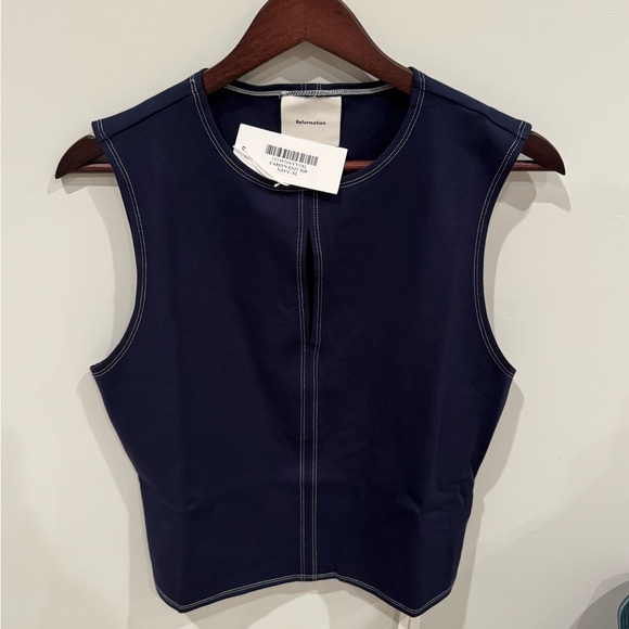 NWT Reformation Carsyn Knit Top - XL - Picture 2 of 5